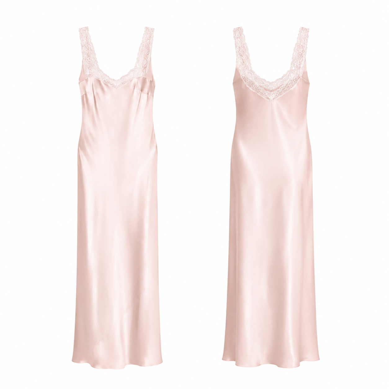White and Pink Pleated A-Line Dress