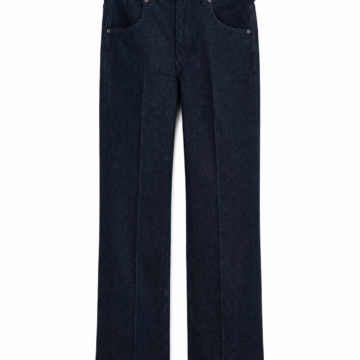 Dark Indigo High-Rise Wide-Leg Jeans