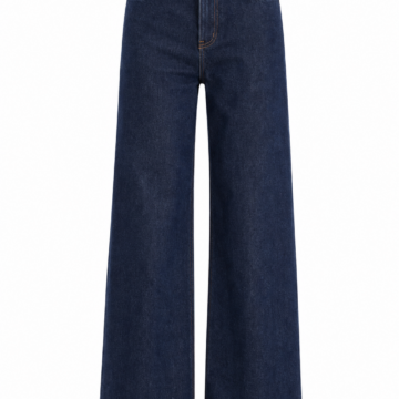Dark Indigo High-Rise Wide-Leg Jeans