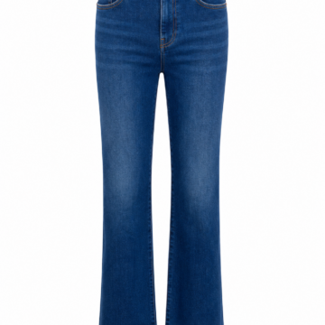 High-Rise Medium Wash Flare Jeans
