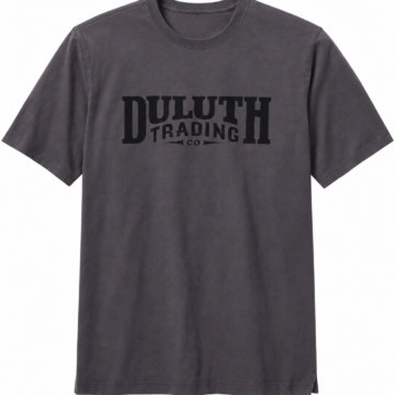 Faded Dark Charcoal Relaxed Fit Graphic T-Shirt