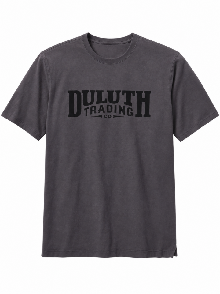 Faded Dark Charcoal Relaxed Fit Graphic T-Shirt