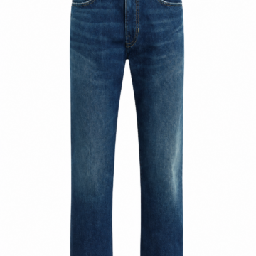Medium Wash Blue Straight Leg Jeans
