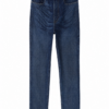 Dark Blue Straight Leg Jeans