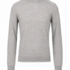 Heather Grey Long-Sleeve Pullover with Raglan Sleeves